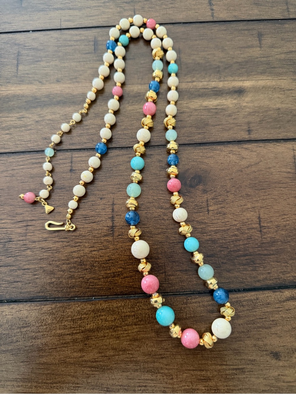 Silpada Logo Jewelry Multicolor Beaded Gold Accent Necklace Necklace Approx 16”